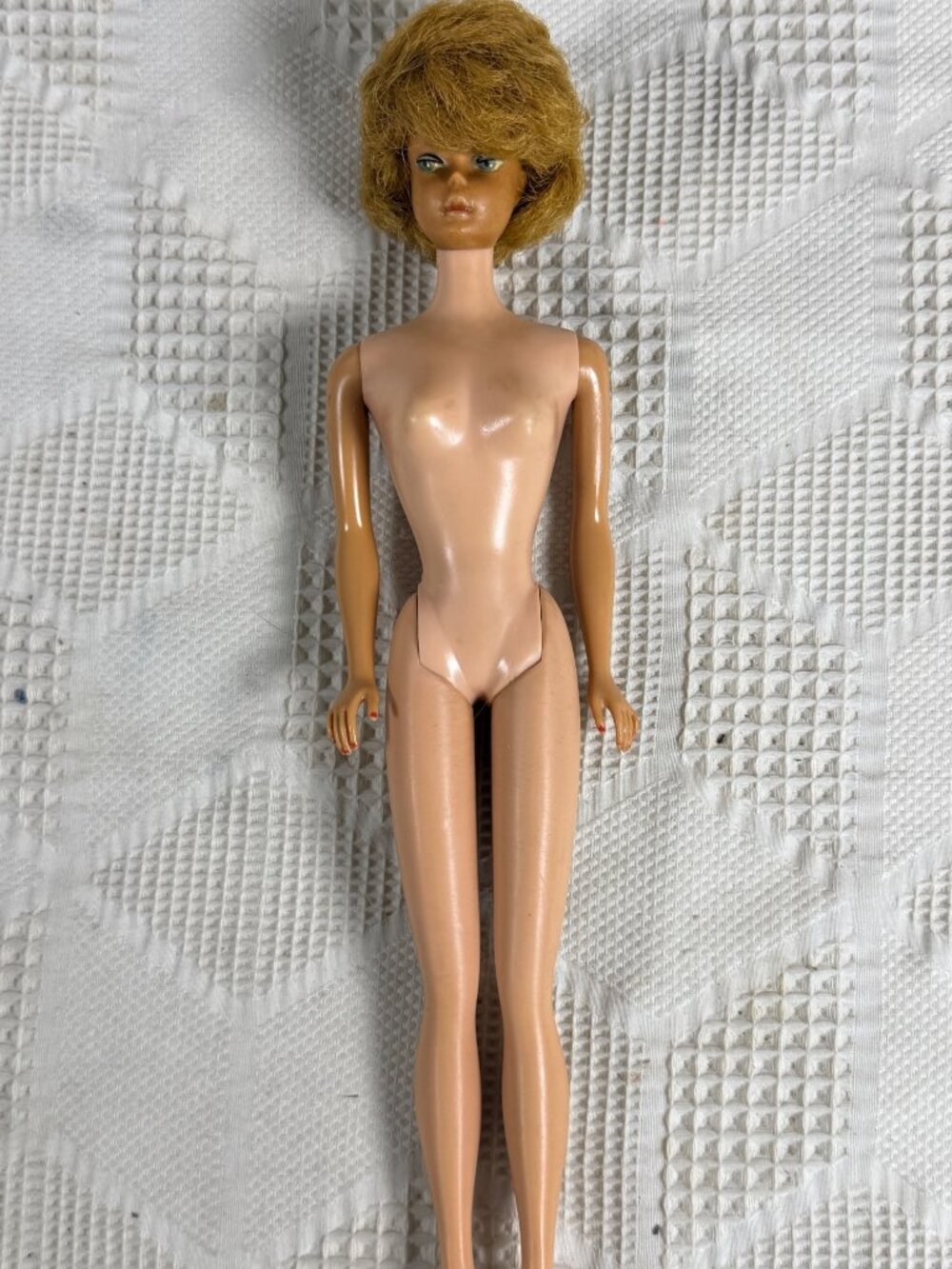 Vintage Barbie Doll Mattel 1962 Japan Blonde Bubble Cut Hair Collectible